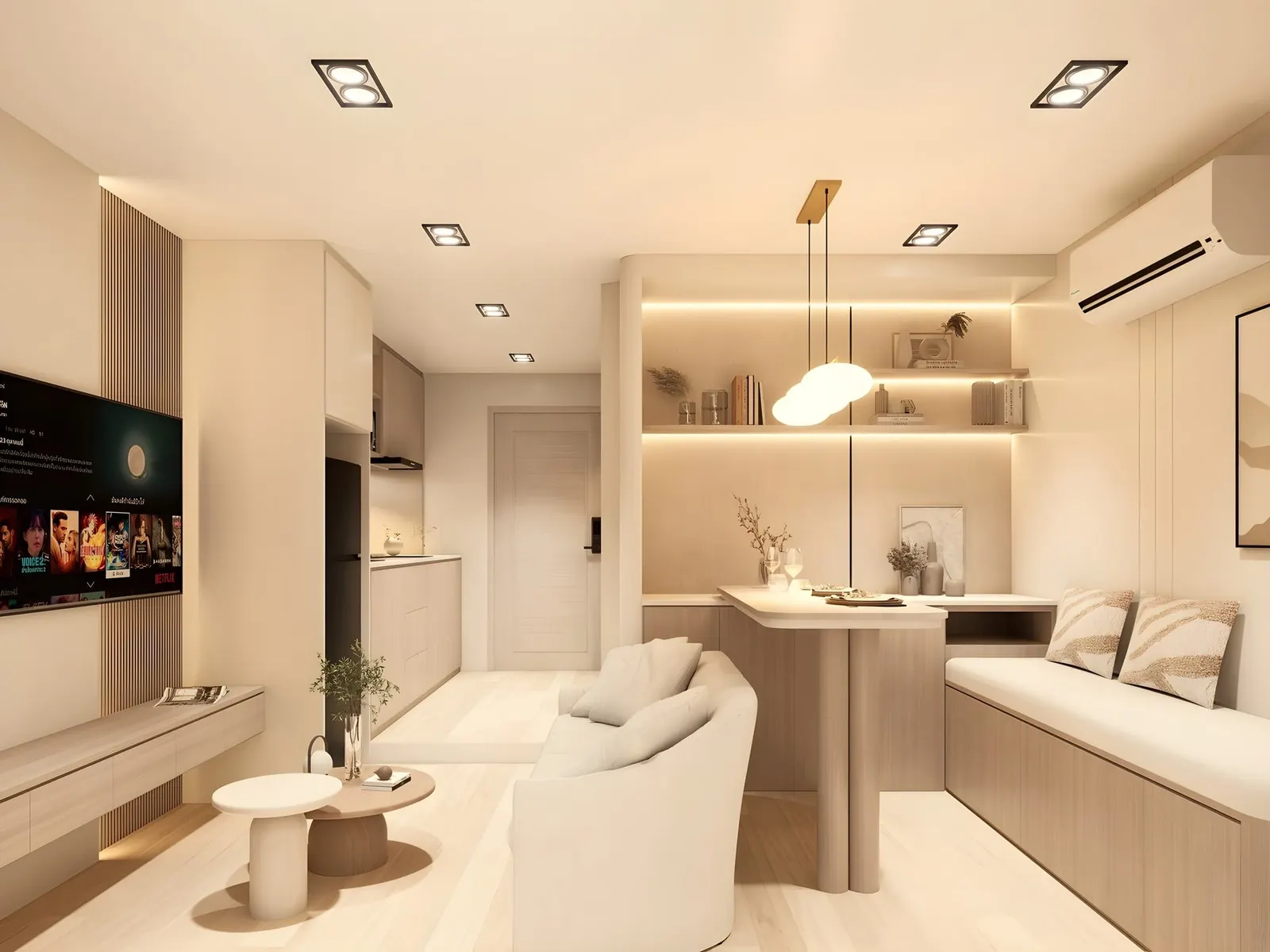 Vieng Ping Mansion — 3D 装修效果图